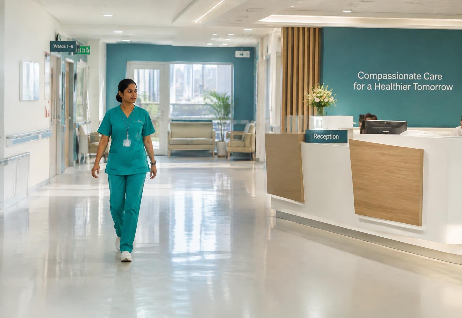 Hospital reception